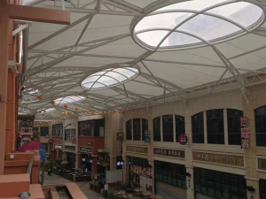 商业街膜结构 商业街膜结构