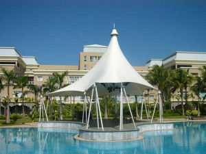 膜结构游泳池遮阳棚