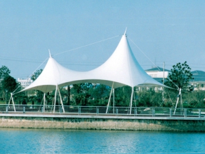 膜结构游泳池遮阳棚