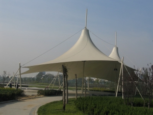 膜结构景观遮阳棚