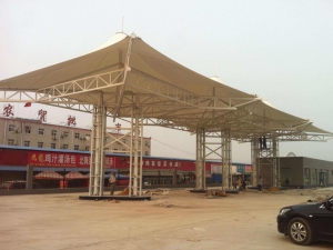 膜结构加油站收费站