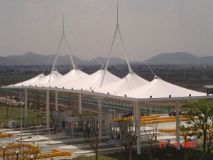 膜结构加油站收费站