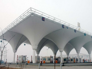 膜结构加油站收费站