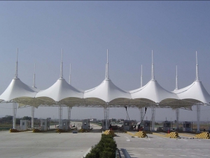 膜结构加油站收费站